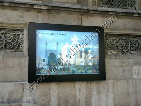 Billboard scrolling systems wall Billboard scrolling systems wall